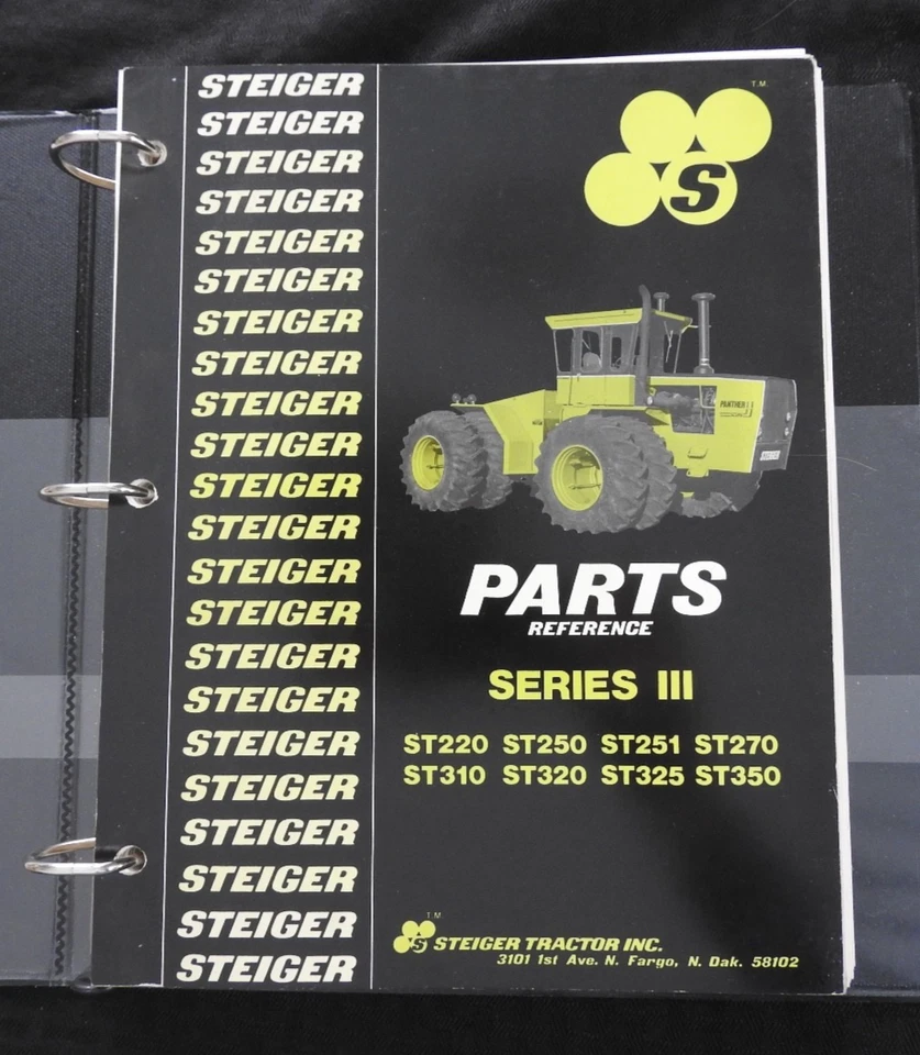 1976-1984 STEIGER ST 220 250 251 270 310 320 325 350 TRACTOR PART CATALOG MANUAL - Image 2 of 4