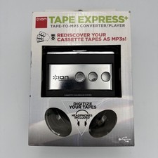 ION Tape Express Plus Cassette Tape to Digital Converter  Player No Headphone
