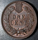 1890 INDIAN HEAD CENT- AU BU UNC - With A TOUCH OF MINT LUSTER!