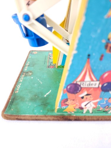 Fisher Price Music Box Ferris Wheel Vintage 1966 - Photo 6 sur 12