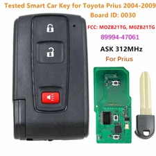 Tested for Toyota Prius 2004-2009 Smart Car Key Remote Fob MOZB21TG Non-Keyless