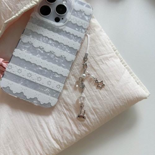 Heart Mobile Phone Lanyard Key Embellishment Keychain Keyring Bag Accessory - Zdjęcie 6 z 8