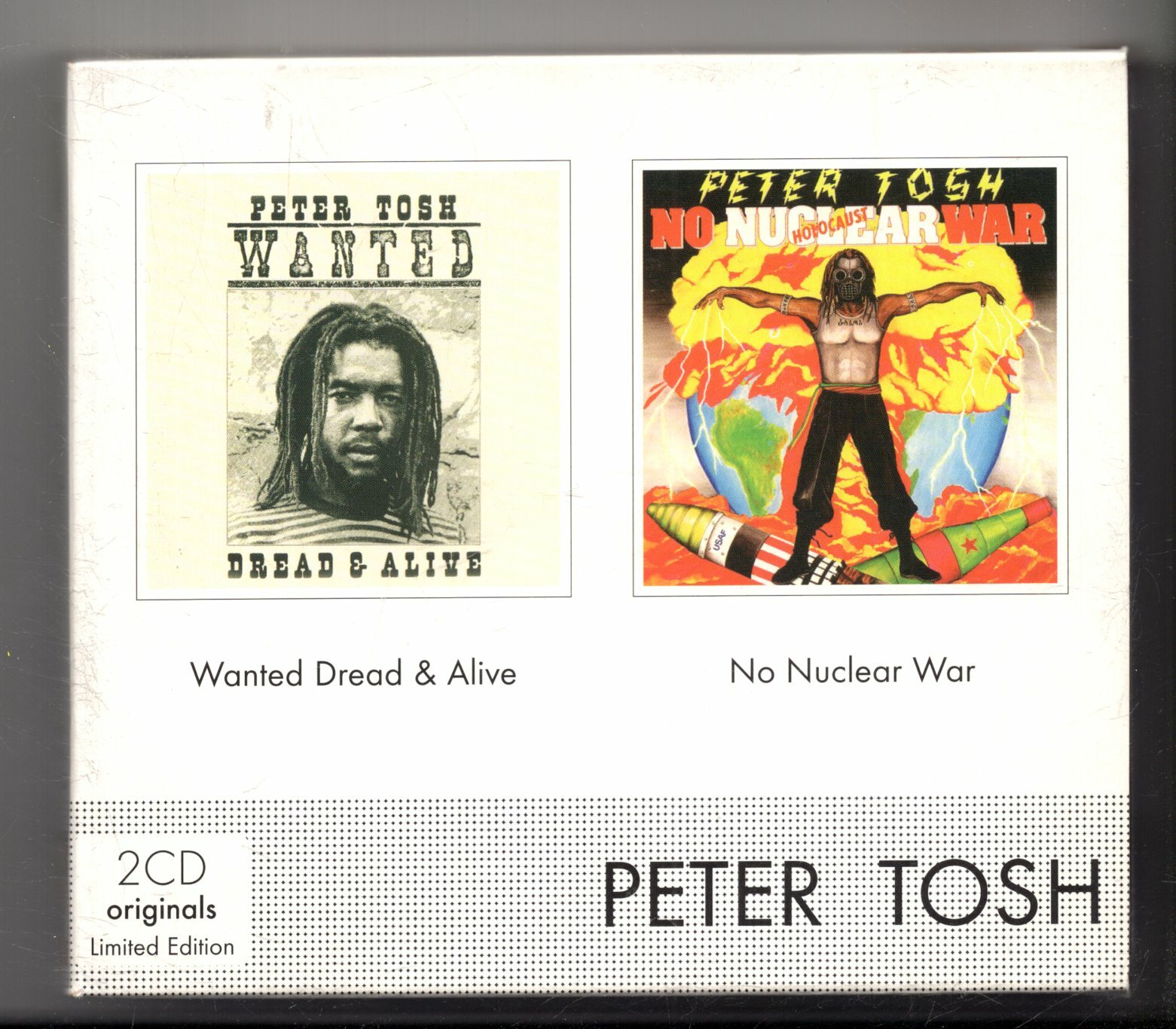 (JZ872) Peter Tosh, Wanted Dread & Alive / No Nuclear War - 2002 Boxset CDs