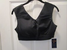 TOMMIE COPPER BRA WITH SHOULDER SUPPORT IN BLACK SIZE LARGE NEW
