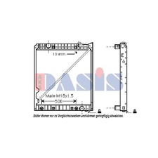 Alette raffreddamento acqua saldate AKS DASIS per Renault Kangoo Express FC0/1_