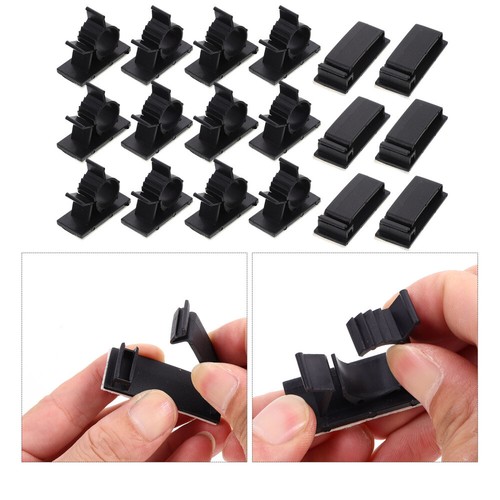 18 Pcs Clip de Fixation de Câble Organisateur Cordon Organisateurs pour Électronique - Photo 6/12