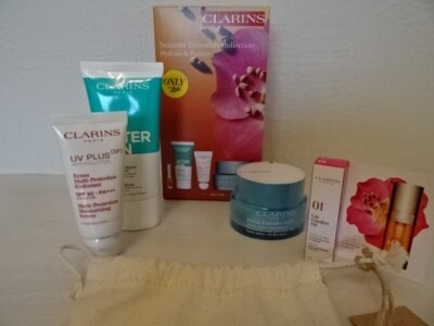 CLARINS SUMMER ESSENTIALS COLLECTION -HYDRA-ESSENTIALS LIGHT CREAM,UV PLUS etc