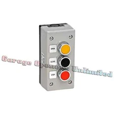 MMTC 3BXT NEMA 4 Exterior Three Button Surface Mount Control Station Double Pole