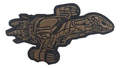 Firefly Serenity Ship Embroidered 4.5'' Wide Iron on Patch