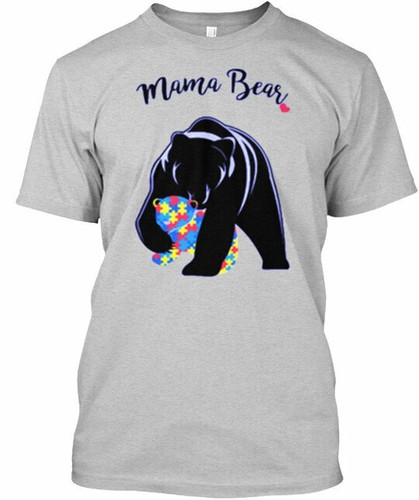 Autism Awareness Mom Mama Bear - T 