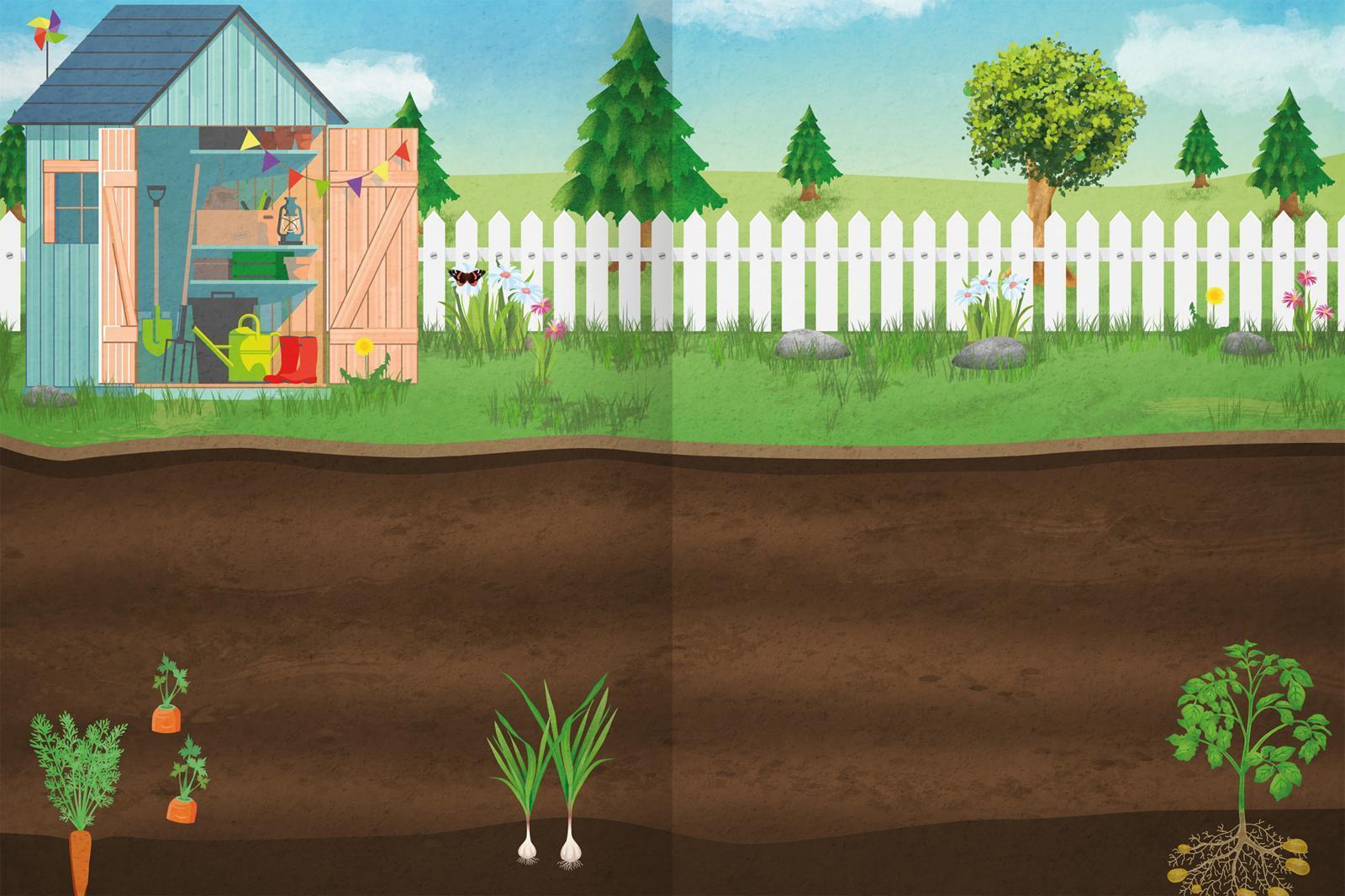 Thumbnail - Erstes Stickern - Garten Timo Schumacher