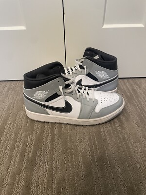 Size 10 - Jordan 1 Mid Light Smoke Grey anthracite 195866401563| eBay