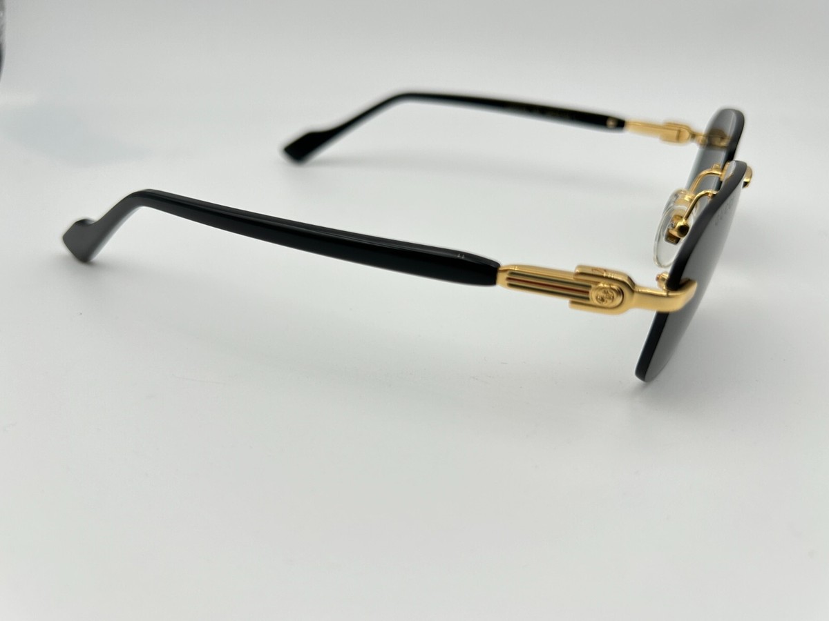 Gucci Sunglasses GG 1251S 001 Italy 56-20-140 Gucci GG1421S Rectangle Sunglasses | Fashion Eyewear US main image 4