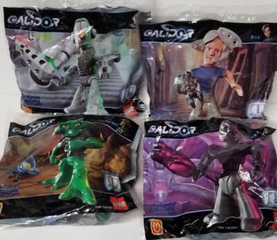 NEW SET OF LEGO MCDONALDS HAPPY MEAL GORIDOR SEALED EURIPIDES JENS GORM  NICK