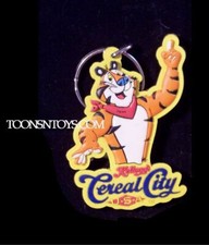 Tony The Tiger Cereal City Rubber 3-D Keychain 1998