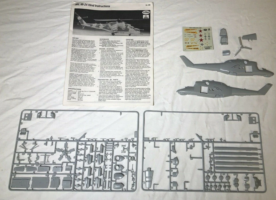 Kit modelo Testors MiL-24 Hind escala 1/72 Foto 3 de 4