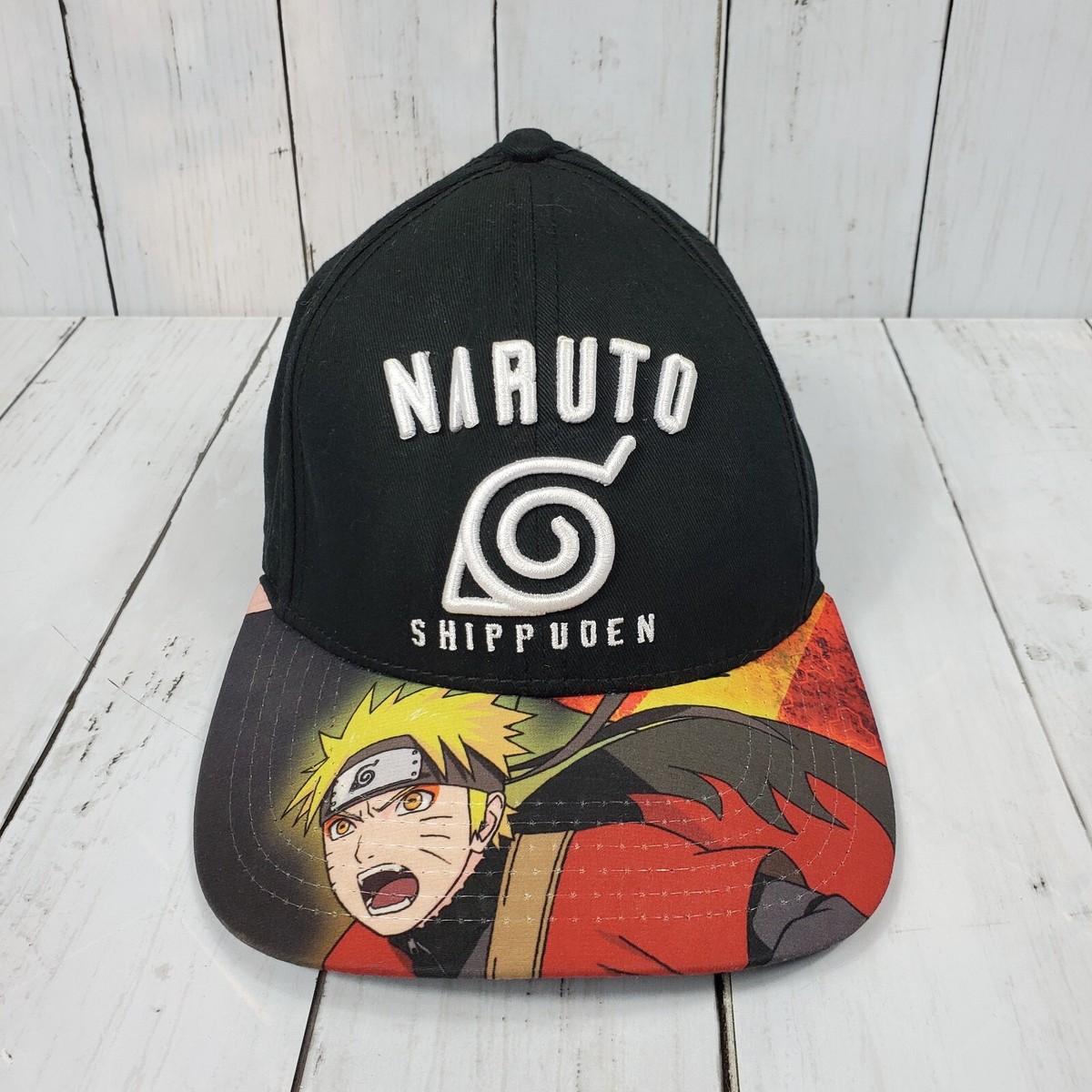 ナルト　NARUTO MIW キャップ　帽子　CAP ブラック　黒　写輪眼 Naruto Shippuden Manga Japanese Anime Men's Officially