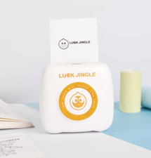 Mini impresora térmica inalámbrica Luck Jingle Pocket BT Android IOS BLANCA