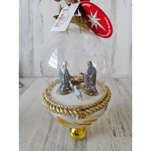 Radko Bethlehem blessed Nativity RARE religious vintage ornament Xmas tree - Picture 4 of 10
