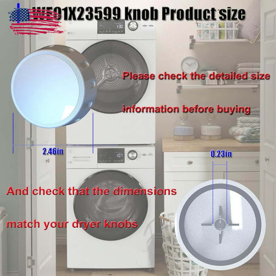 New Upgrade WE01X23599 WH11X20875 GE Clothes Washer Cycle Selector