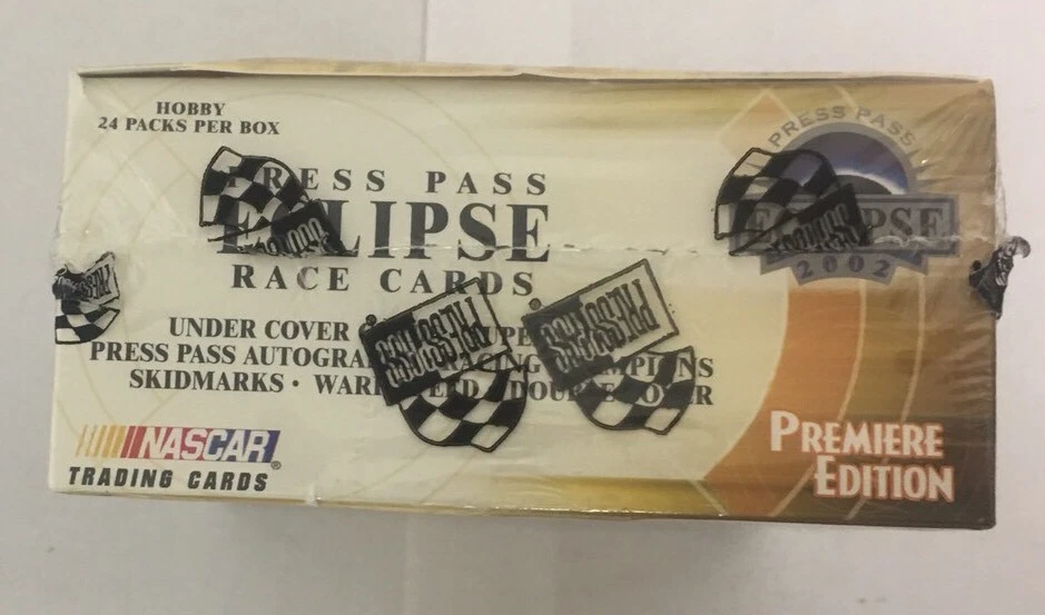 2002 Press Pass Eclipse NASCAR Racing Hobby Edition Box Factory Sealed 24 Pack - Image 3 of 4