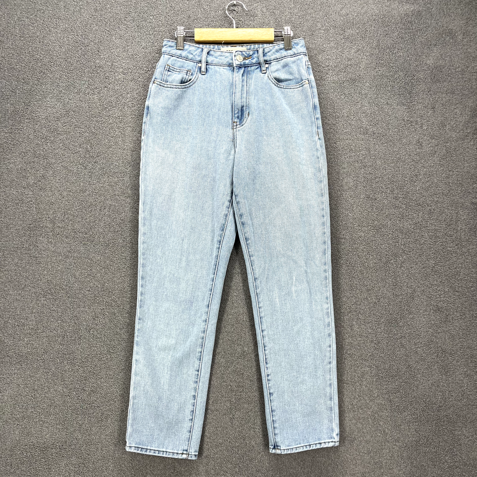 PACSUN Mom Jeans Women's Size 24 Blue Denim Regular Fit Mid Rise 5-Pocket-image