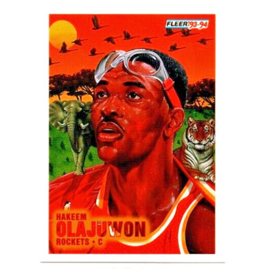 1993-94 FLEER PRO VISIONS HAKEEM ''THE DREAM'' OLAJUWON #235 HOUSTON ROCKETS