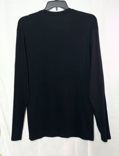 Polo Ralph Lauren Men’s Long Sleeve Sleep Shirt Color Black Size M - Picture 2 of 5