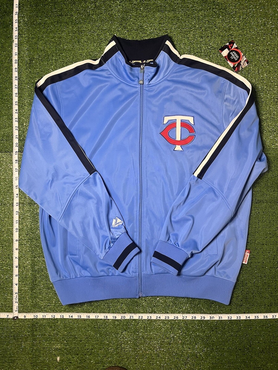 Twins ジャケット Majestic Vintage Minnesota Twins Majestic Dug Out Jacket Size Medium