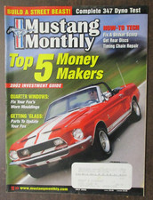 Mustang Monthly Magazine July 2002 Gibson 1968 Gt500 347 Dyno Test Fox Fix Mustang Monthly Magazine July 2002 Gibson 1968 Gt500 347 Dyno Test Fox Fix