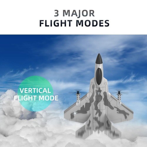 Remote Control Fixed Wing Fighter Vertical Takeoff Aerial Modeling Aircraft Toy - Picture 7 of 26