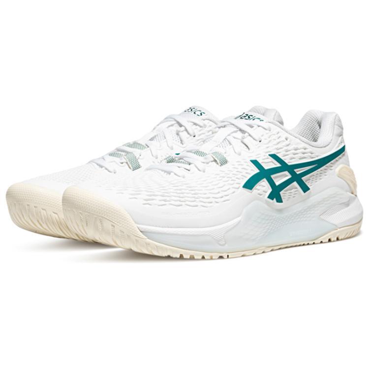 ASICS Gel Resolution 9 White Pitch Green - 1041A435-101 | eBay