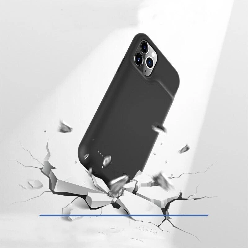 Fundas con cargador de batería para iPhone 11 12 Pro Max X XS Max XR 6 7 8 Plus SE 2020 Foto 2 de 4