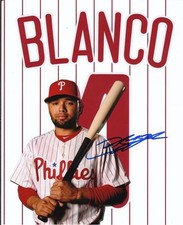 ANDRES BLANCO Autographed Signed 8 x 10 Photo Philadelphia Phillies COA