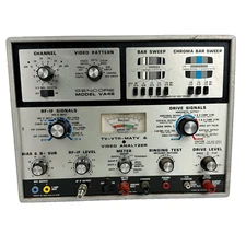 Vtg Sencore VA48 TV-VTR-MATV Video Analyzer w/ Set-up Book - UNTESTED, AS-IS