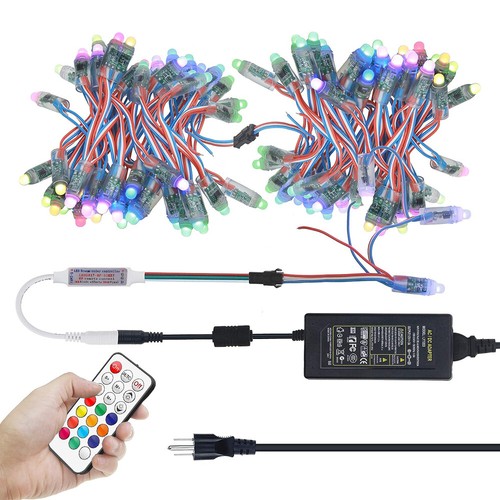 WS2811 IC RGB Pixel LED String Light Wifi Controller and Power Supply Full Kit - Picture 32 of 44
