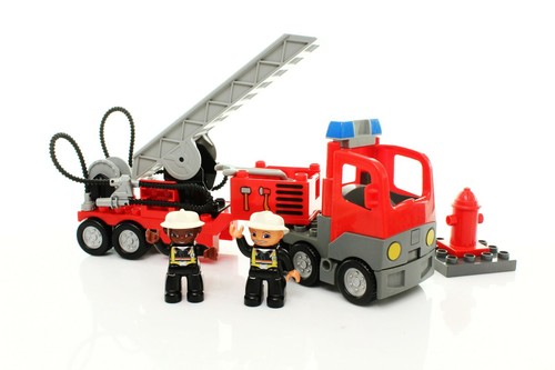 Lego Duplo Town Set 4681 Feuerwehrauto 100 % komplett 2004 - Bild 2 von 2