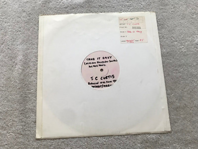 T. C. CURTIS ~ TAKE IT EASY ~ RARE 1985 12'' PROMO VINYL VS 77512 A1 EX