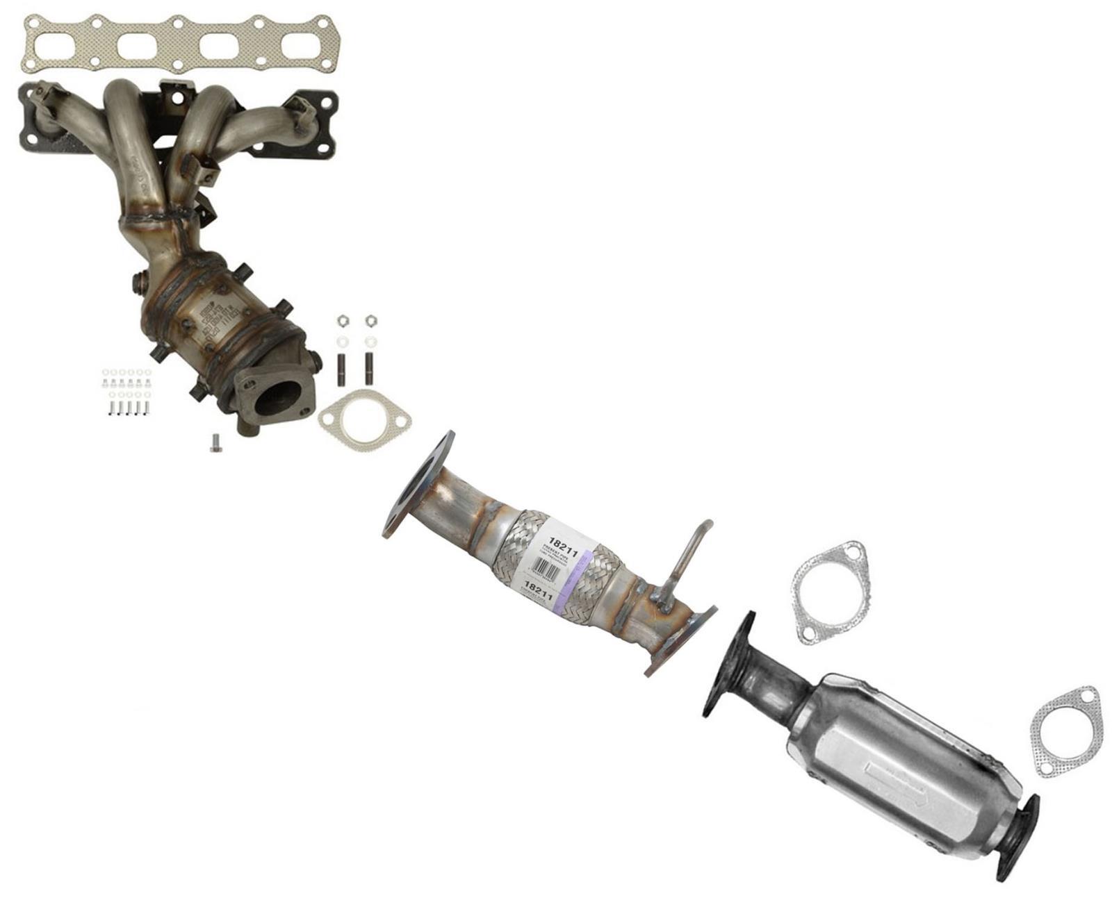 Front + Rear Catalytic Converters For 06-08 Kia Optima 2.4L Engine Flex