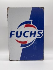 Blechschild Fuchs 20x30cm Nostalgie Retro Reklame Vintage Werkstatt Öl Deko