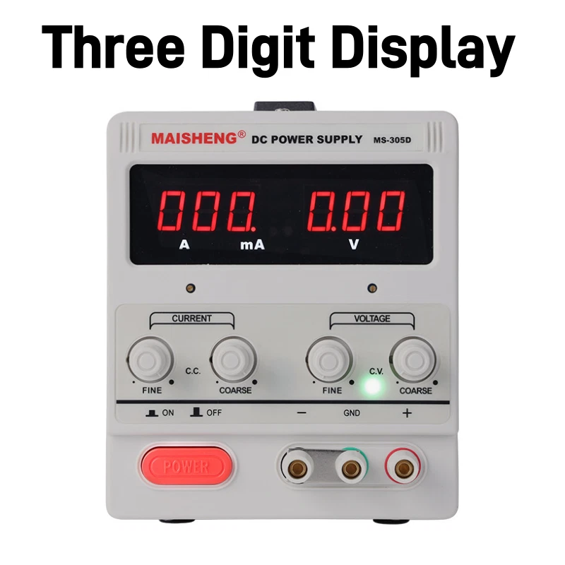 0-60V 0-10A Adjustable DC Power Supply Digital Precision Variable Lab Testing - Image 4 of 4