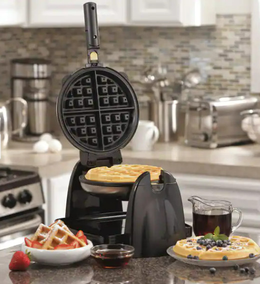 Waffle Maker Belgian Mini Stainless New Steel Cuisinart Commercial Electric Iron