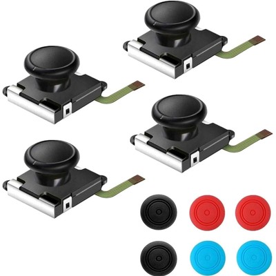 Joystick Ersatz 4 Stück für Nintendo Switch Controller, USB, analog, Grip