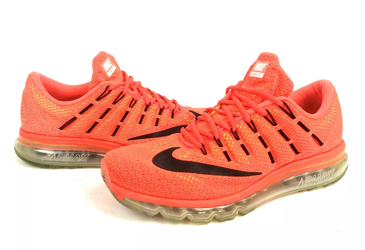 Nike Air Max Bright Crimson Black University Red Shoes Men s Size