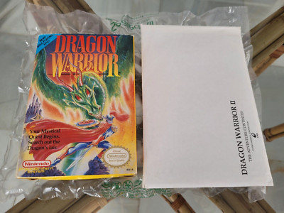 Dragon Warrior Quest Nintendo NES mit Rare Enix Envelope Nintendo Power Promo