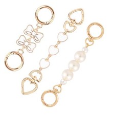 3pcs Bag Extender Chains for Women, Stylish Wallet Extender Chain Purse Strap