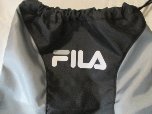 NWT FILA SP-1003 X4 Sackpack Sport Sack GRAY / BLACK - $40 - Picture 4 of 5