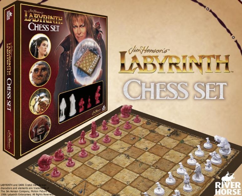 River Horse Games Jim Henson's Labyrinth Movie Chess Set RHG LAB009