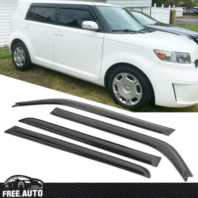 Fit for 08-15 Scion XB Slim Style Window Visors Rain Sun Guard 4PCS