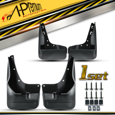 A-Premium 4x Front & Rear Side Mud Flaps Splash Guards for Benz GLE350 GLE400